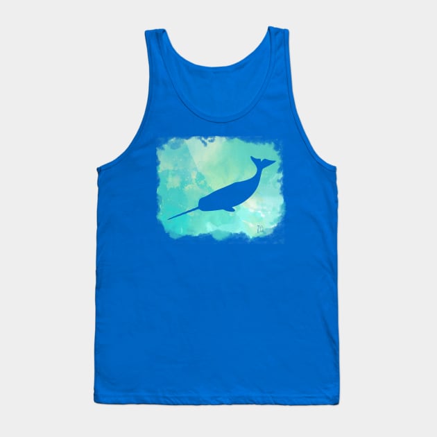 Heart Of The Sea Narwhal Tank Top by LittleBean